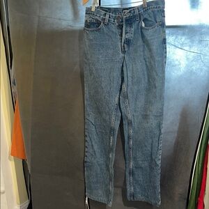 LONDONJEAN Blue Straight Leg Jeans Classic Style